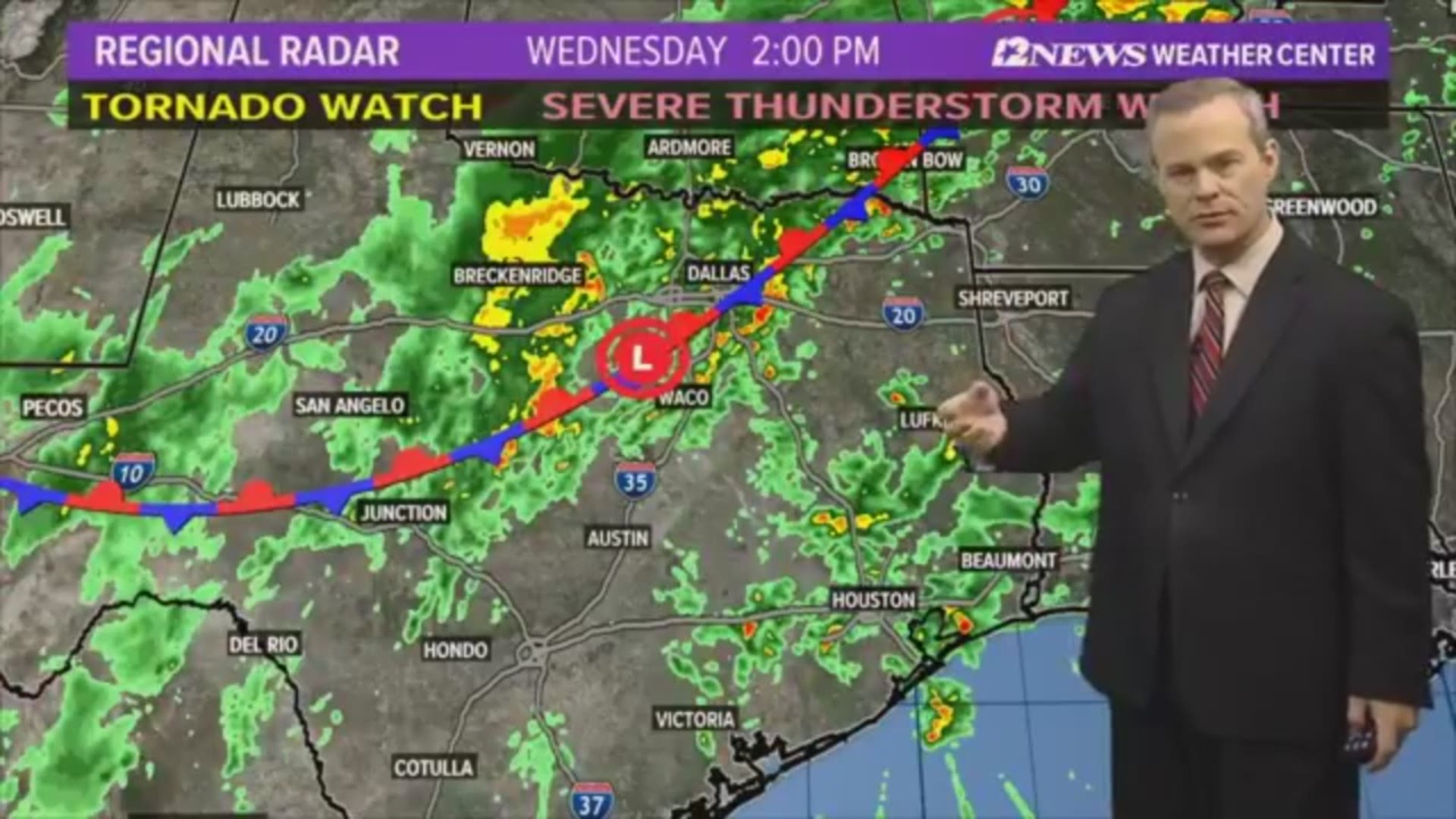 Severe Weather Alert Tornado Watch issued for all of Southeast Texas