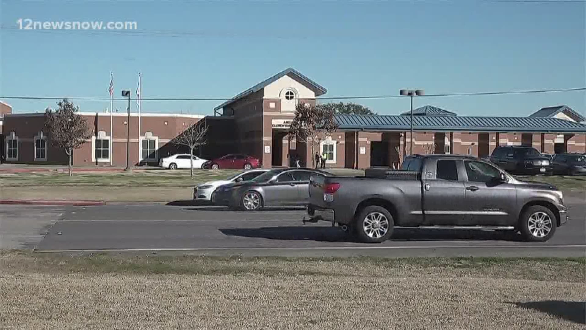 West Brook High School, Amelia Elementary and Vincent Middle School were briefly on lock out due to the shooting.