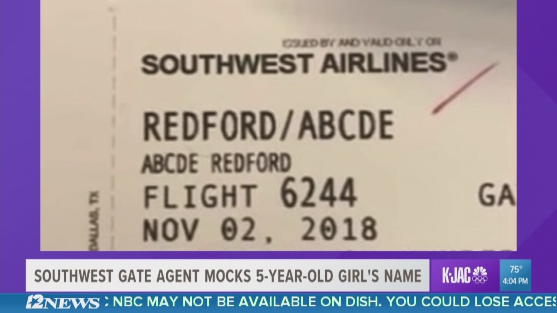 Patrick and DeJonique discuss whether is was cool for a gate agent to post Abcde Redford's boarding pass because of the unique first name.