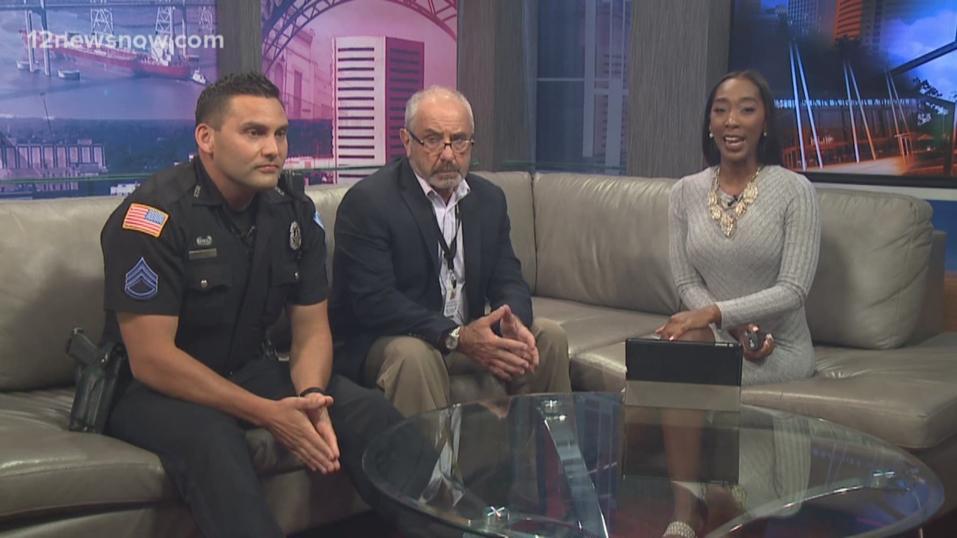 Beaumont Police Chief Jim Singletary and Sergeant Cody Guedry are talking about what to do if a random car follows you home, who gets ticketed if a passenger is not wearing a seatbelt, and when can your child stop using a booster seat in the car.