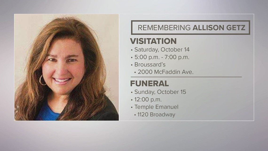 Funeral arrangements set for Allison Getz