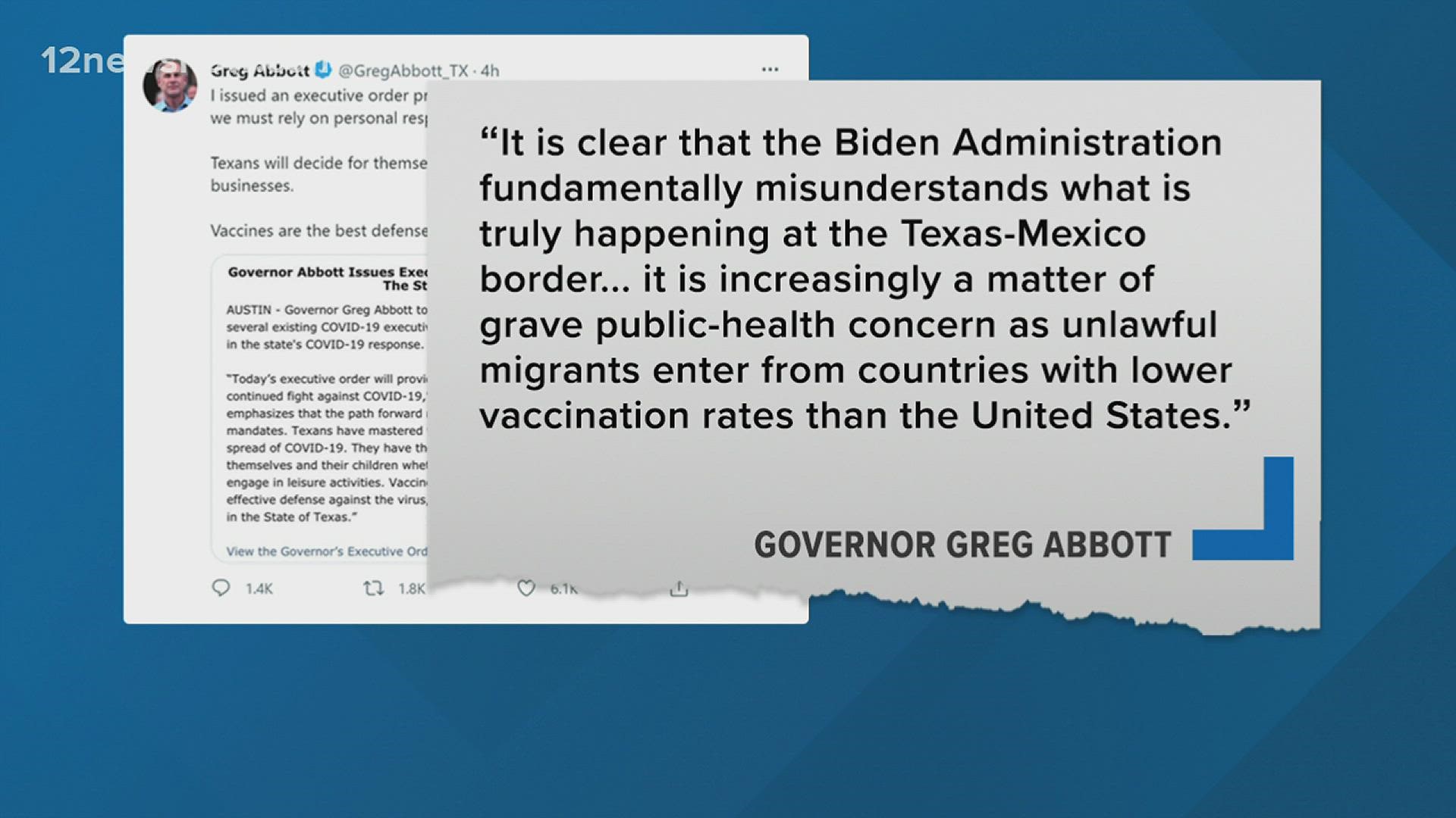 The governor says many of those detained are spreading the virus.