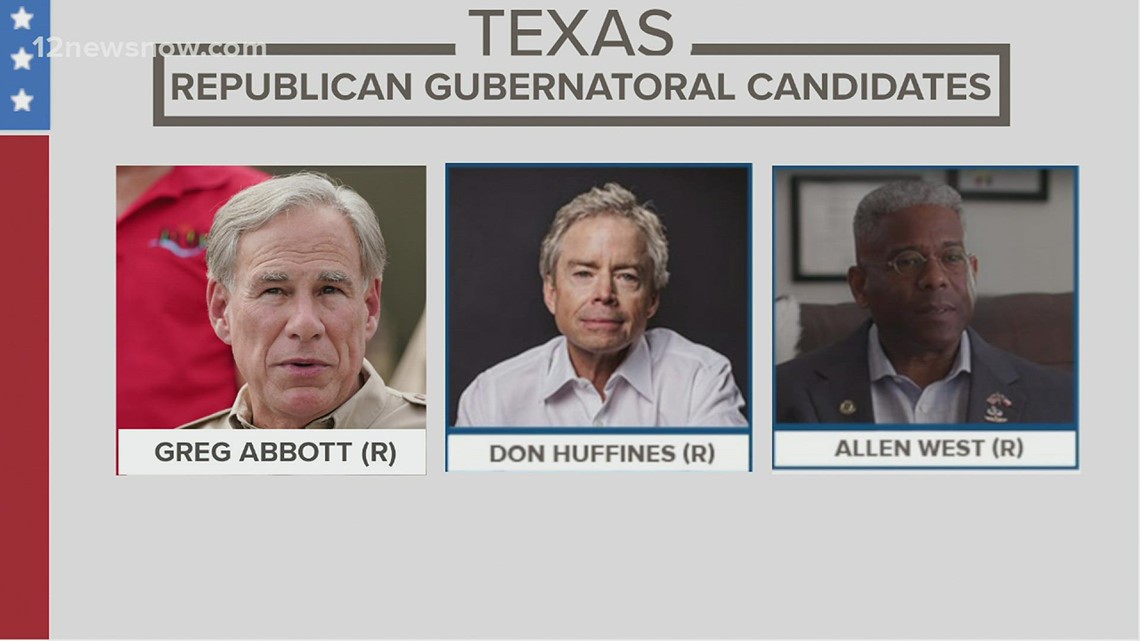 Who are the Republican, Democratic candidates running for Texas governor?