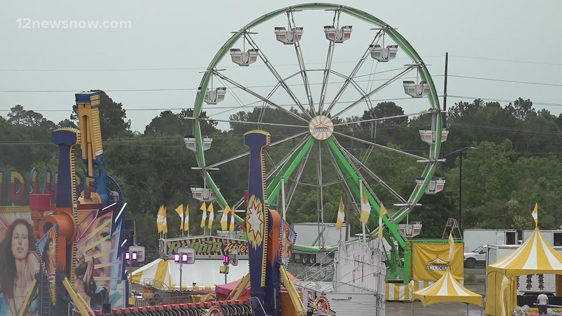 YMBL State Fair is off to a soggy start ahead of opening weekend