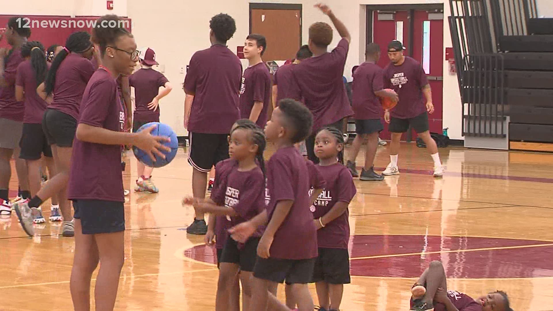 Over seventy kids participated in this week's Jasper Basketball Elite Camp