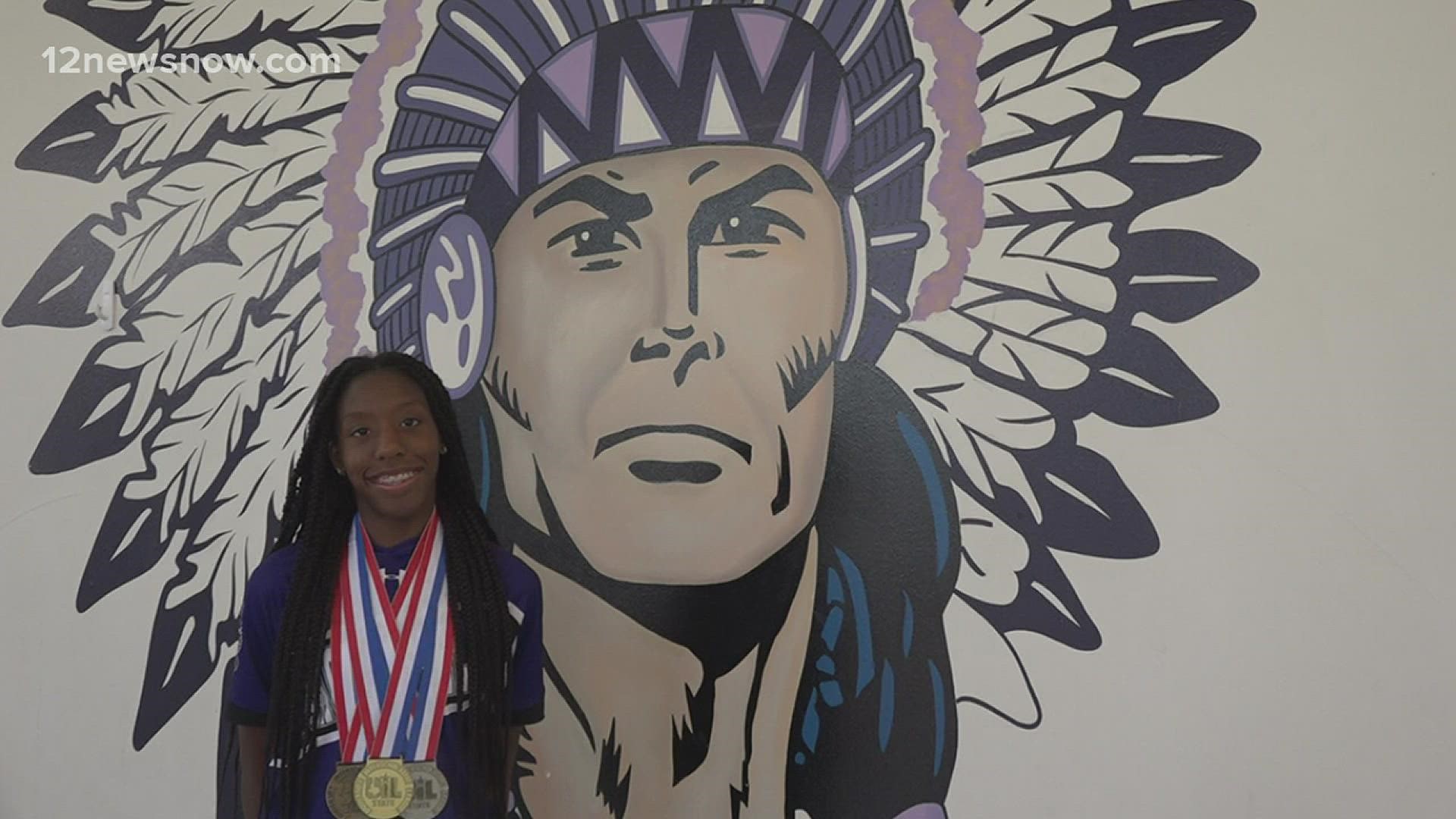 Butler placed in three events at the UIL State Track and Field Meet and became a State Champion.