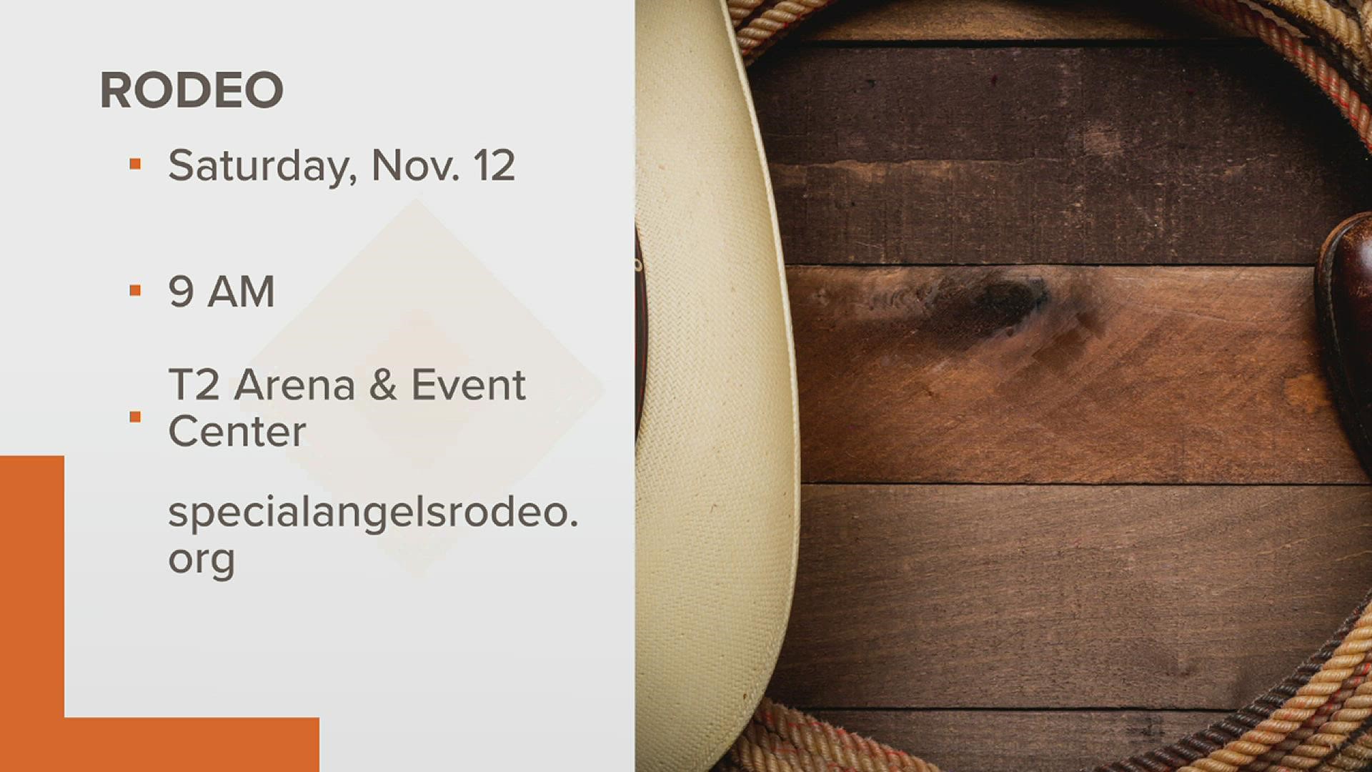 The "Special Angels Rodeo" kicks off on Saturday, Nov. 12, at 9 a.m. at Orange County's T2 Arena  to help bring a western experience to those with special needs.