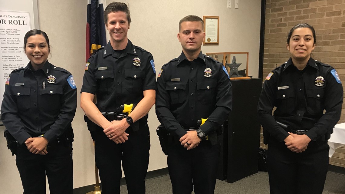 Beaumont Police swears in four new officers in Aug. 2020