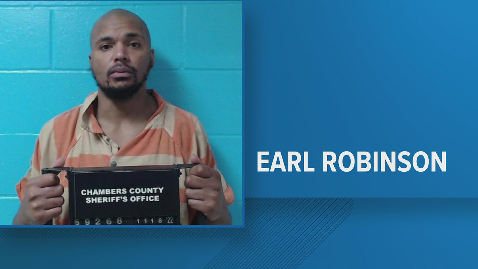 According to employees, Robinson entered the bank, put a bag on a counter while waving a gun, and told everyone to get on the ground and put money in the bag.