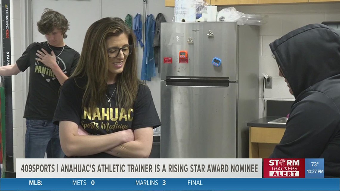 Anahuac's athletic trainer nominated for Rising Star Award