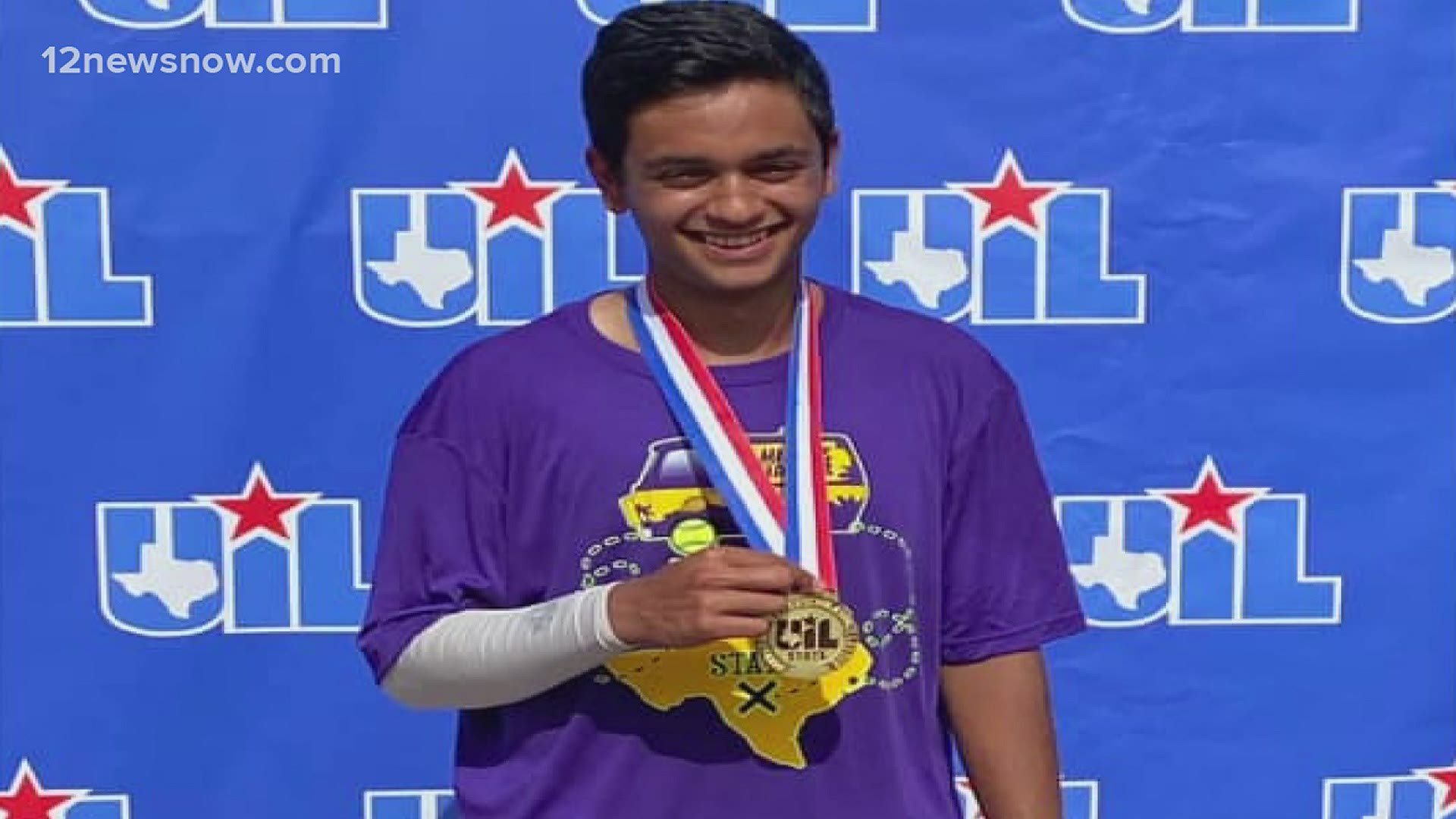 Sabine Pass' Travis Mistry is your 2A State Tennis Champion!