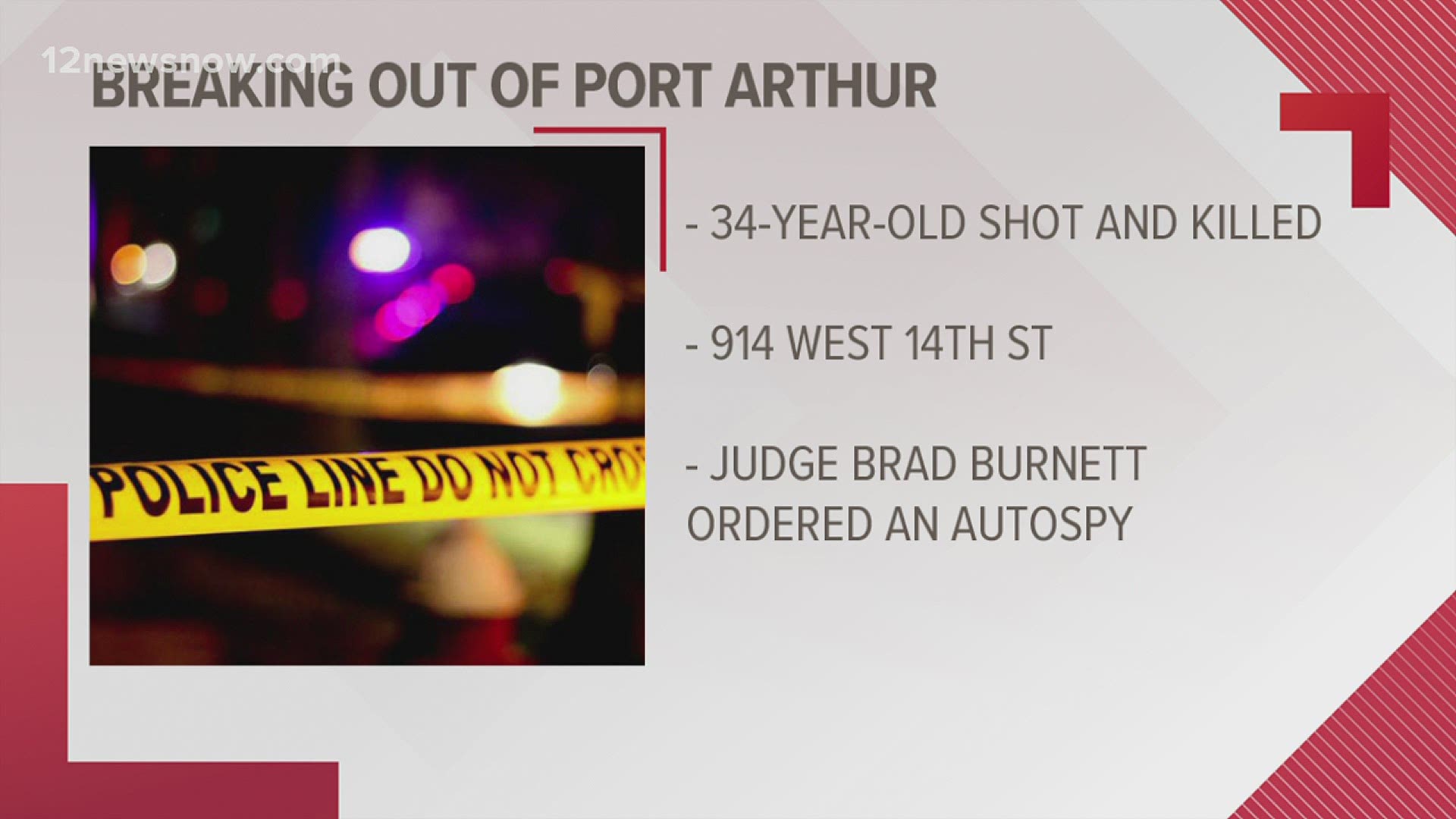 Police in Port Arthur are investigating what has become the fifth murder in Jefferson County since Sunday.