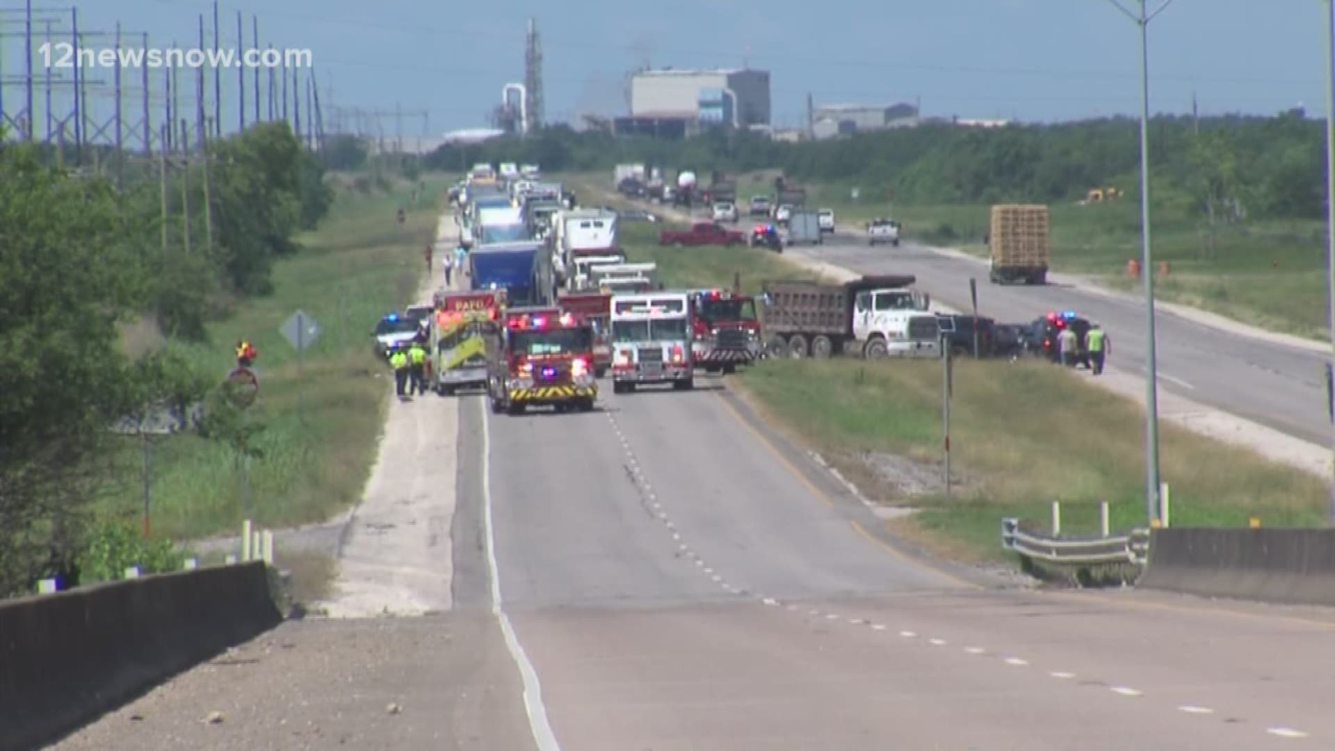 New information on a deadly crash that happened this morning near Port Arthur close to Taylor's Bayou.