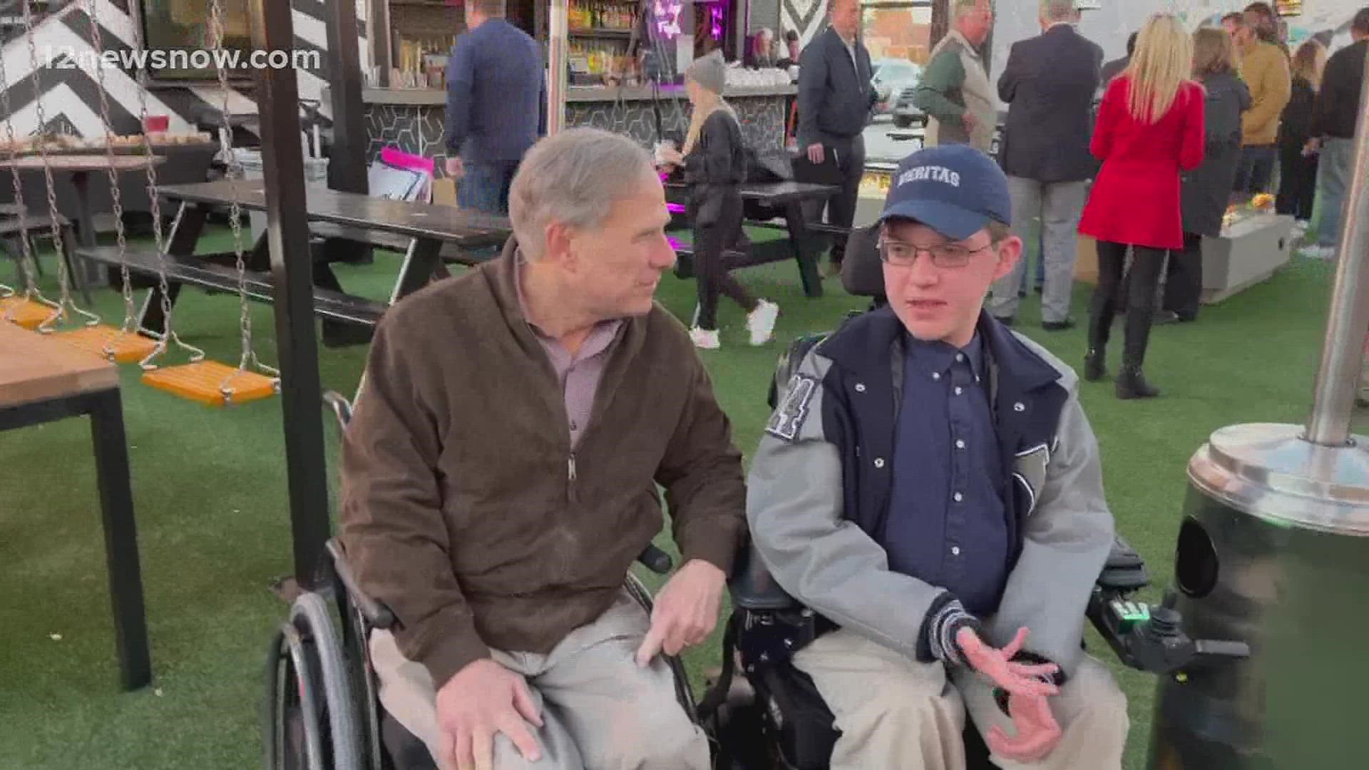 16-year-old Benjamin Willis was appointed to the Texas Governor's Committee On People With Disabilities.