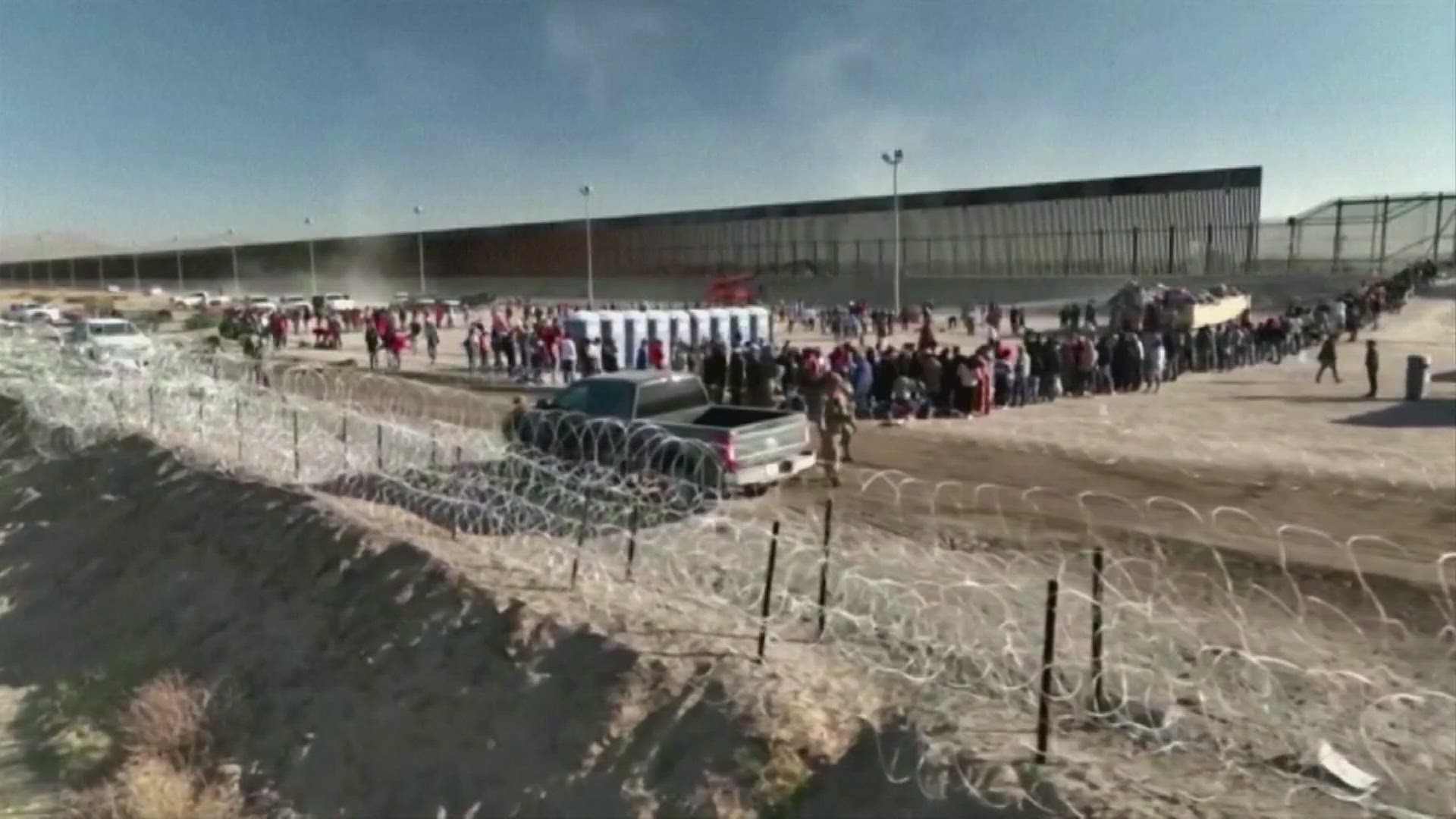 Officials said they have seen a drop in the number of people at the southern border.