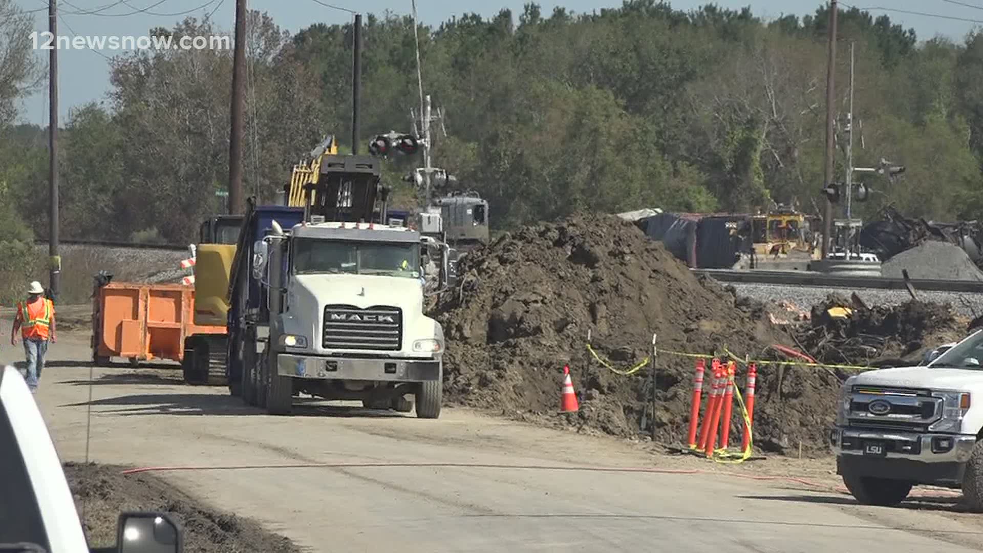 Crews have been working around the clock to clear the tracks. Now they're almost finished.
