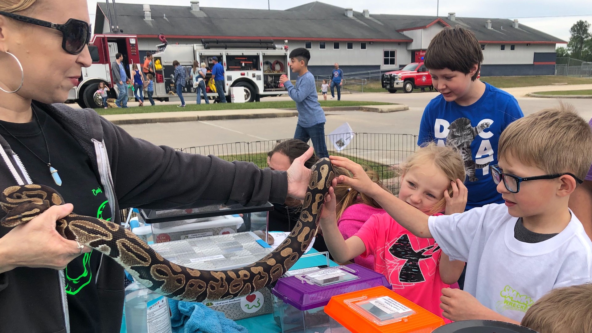 Highlights TouchATruck at Hardin Jefferson High School