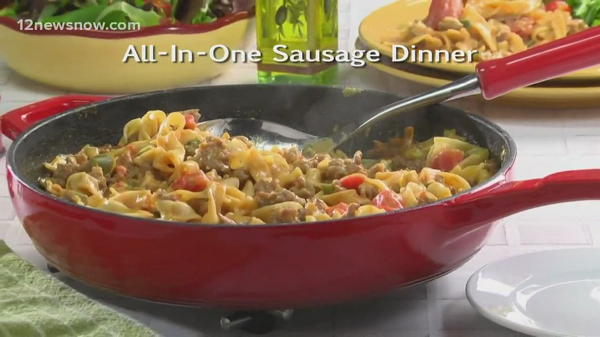 Mr. Food makes 'All-In-One Sausage Dinner'