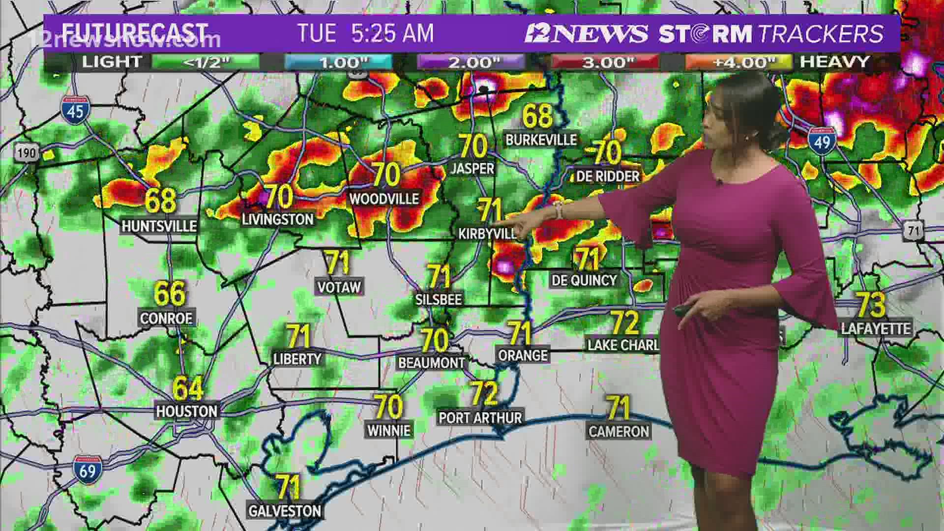 Weather Beaumont, Texas