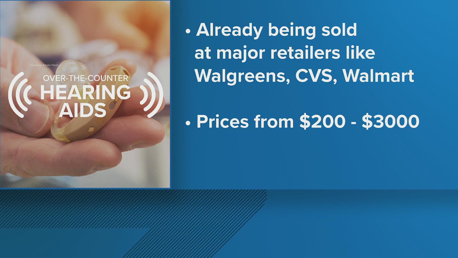 Several major retailers say they're selling the newly allowed OTC aids starting Monday.