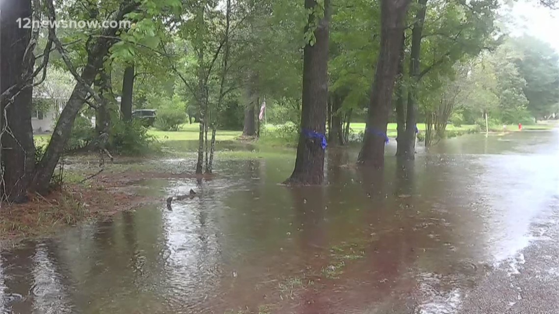 Sour Lake officials keeping their eye on weather as Imelda floods yards