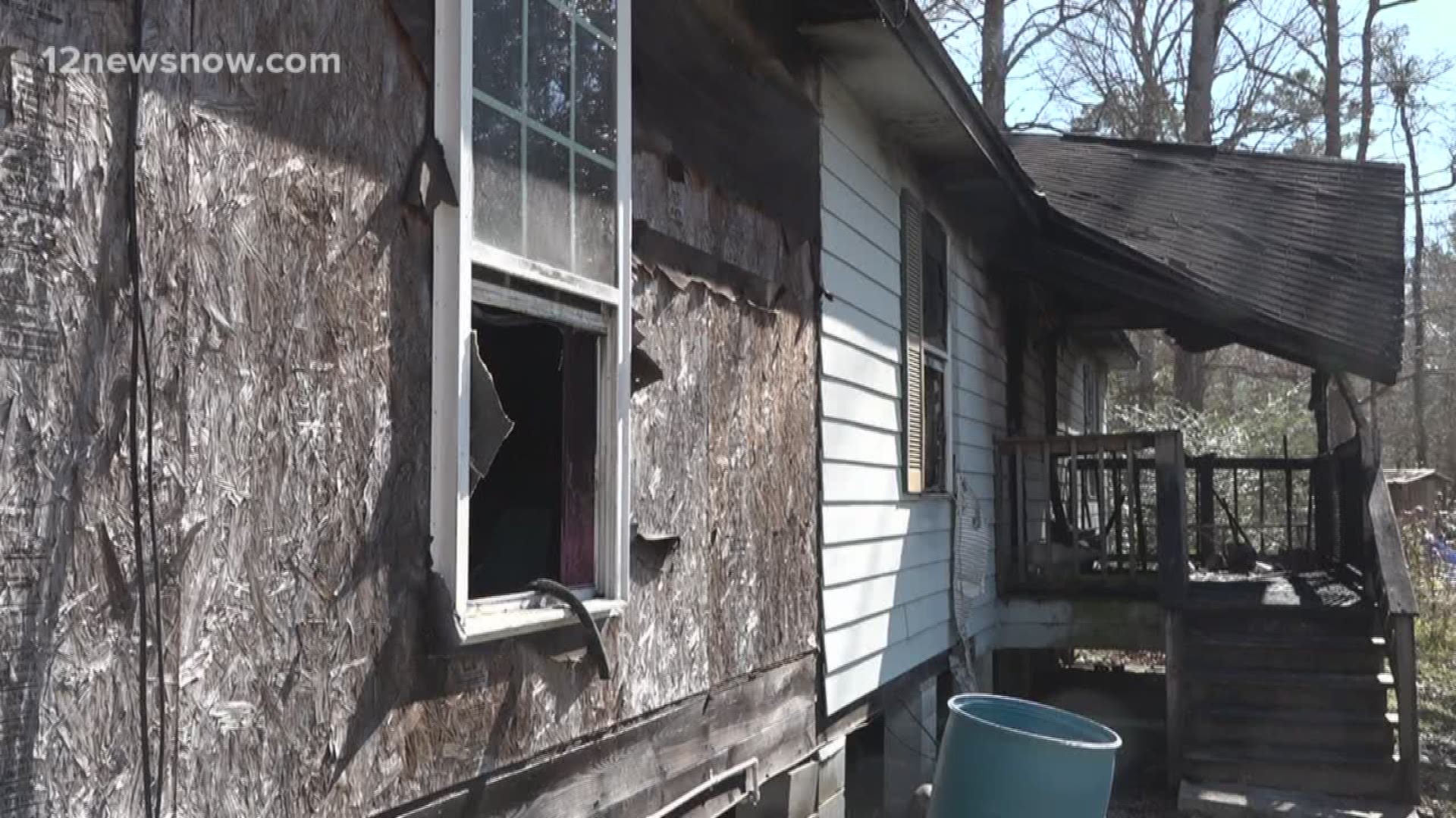 A fire erupted inside a Silsbee home Wednesday night, killing four pets and destroying the house.