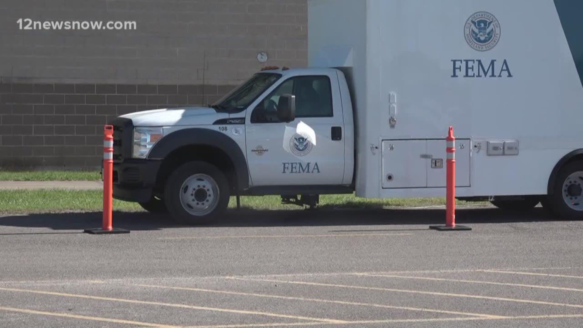 The center opened Sunday, allowing Southeast Texans to come find more information about what to do next.