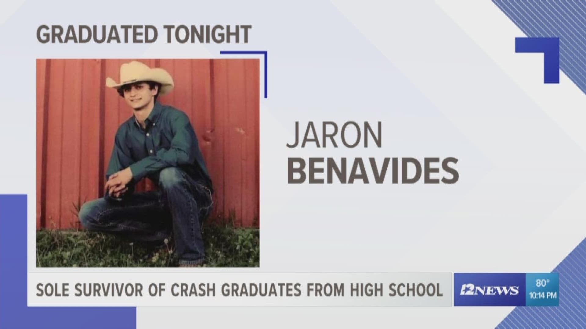 Despite multiple surgeries and a long recovery, Jaron Benavides finished his senior year.