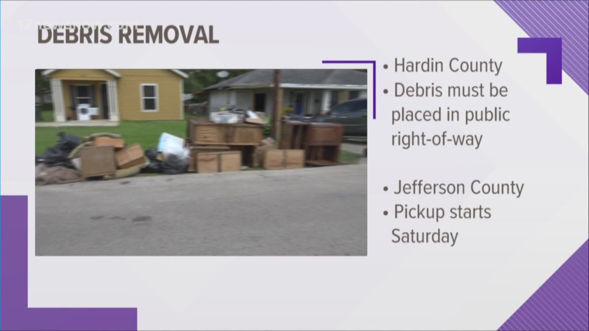 Southeast Texas cities counties beginning to collect Imelda debris