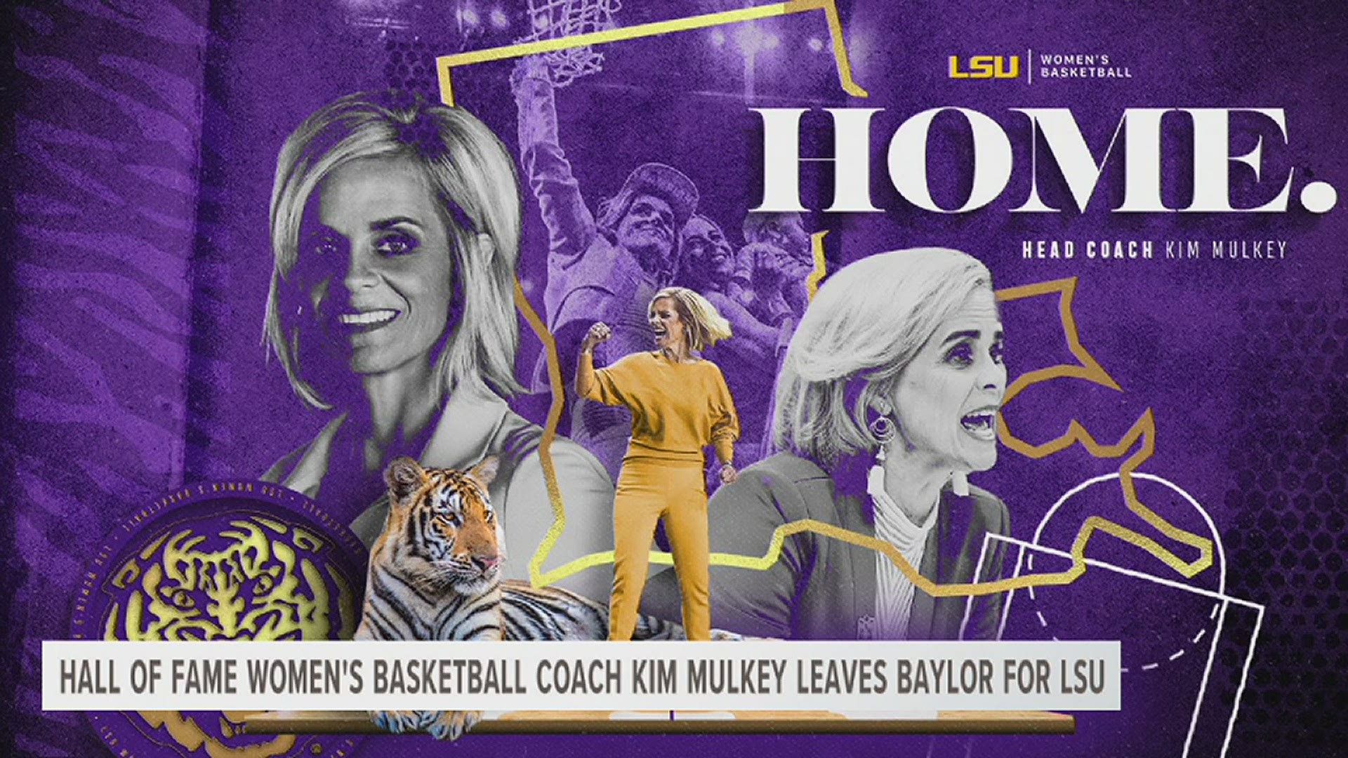Mulkey will be introduced at a press conference on Monday at 5 p.m. in the Pete Maravich Assembly Center.