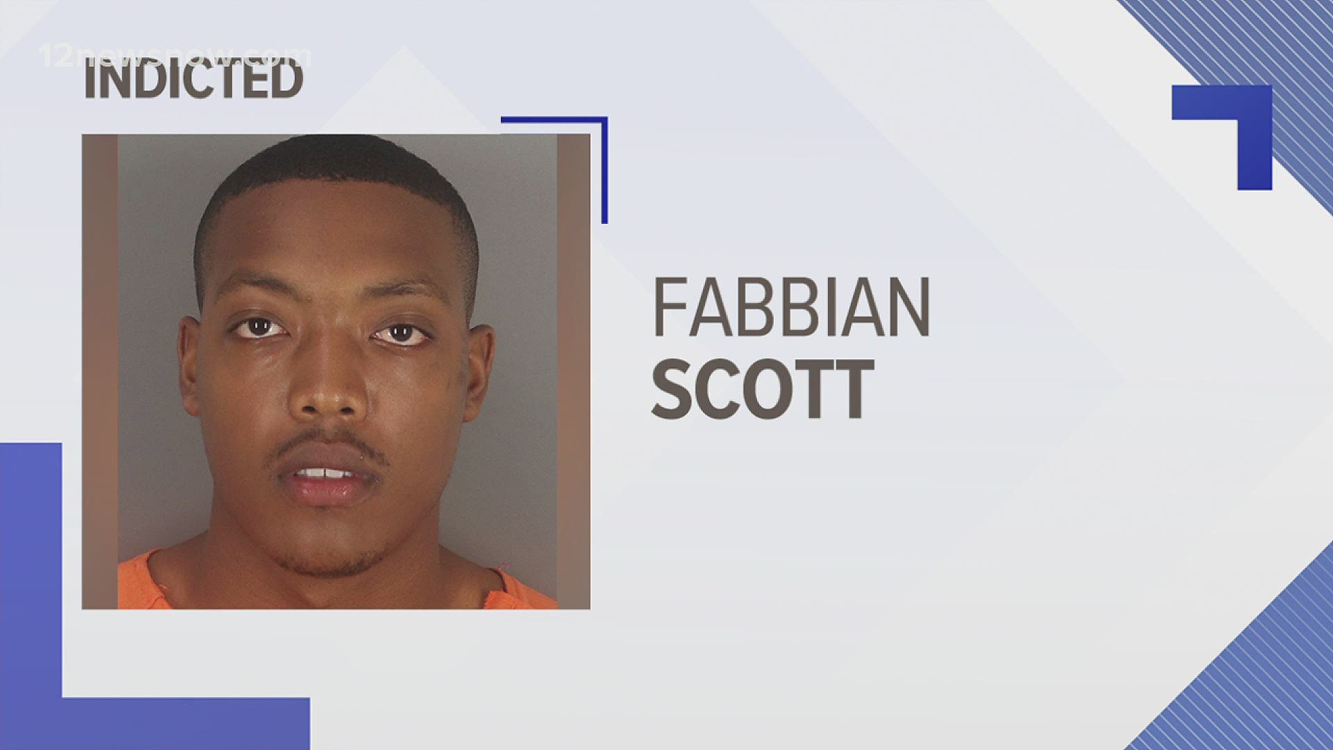 Officers arrested Fabbian Scott after a tip from the national human trafficking hotline.