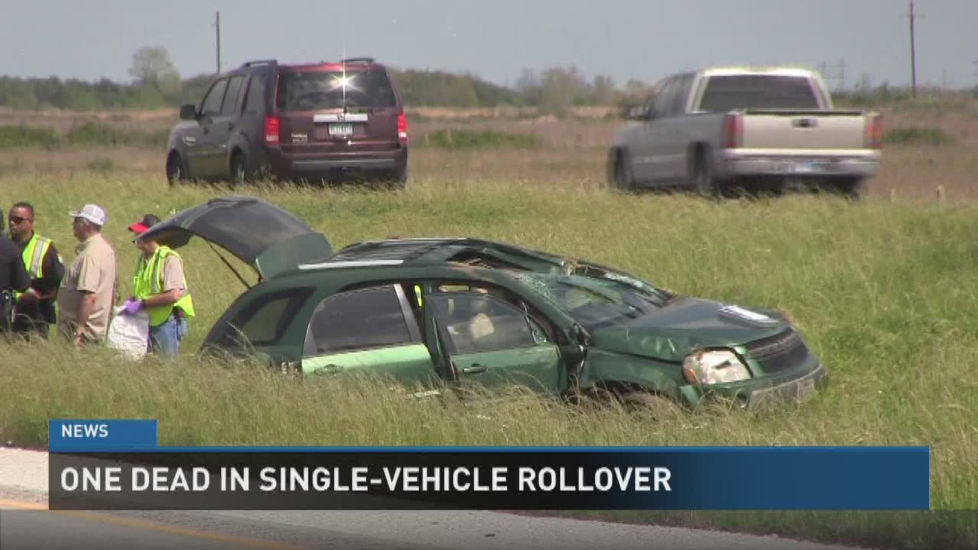 Tire blow-out leads to deadly rollover on SH73