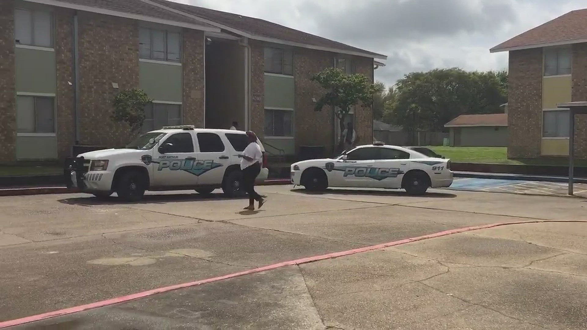 Shooting reported at Port Arthur apartment complex
