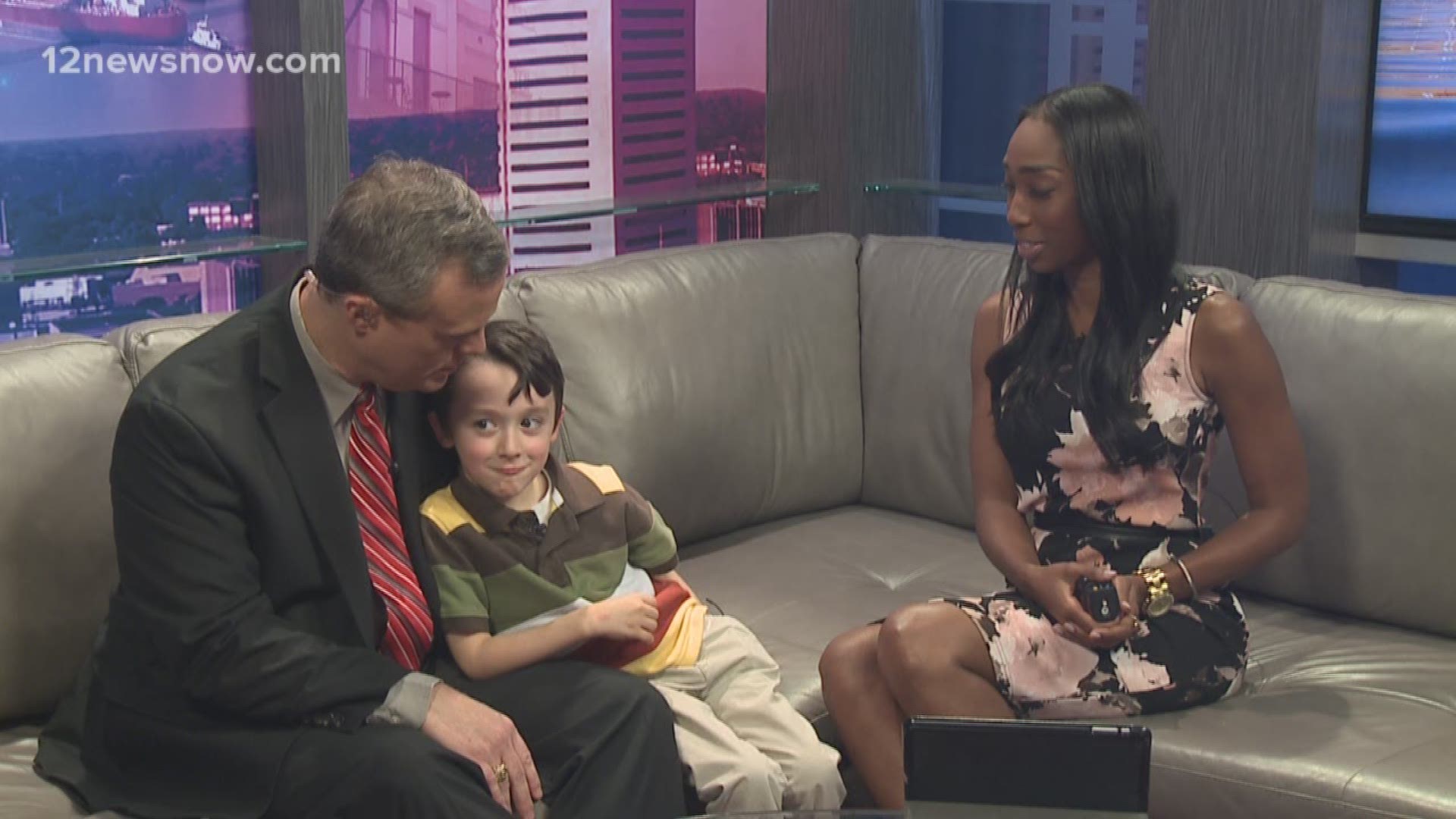 12News celebrates 'Bring Your Child to Work Day' with 6-year-old Conner Vaughn