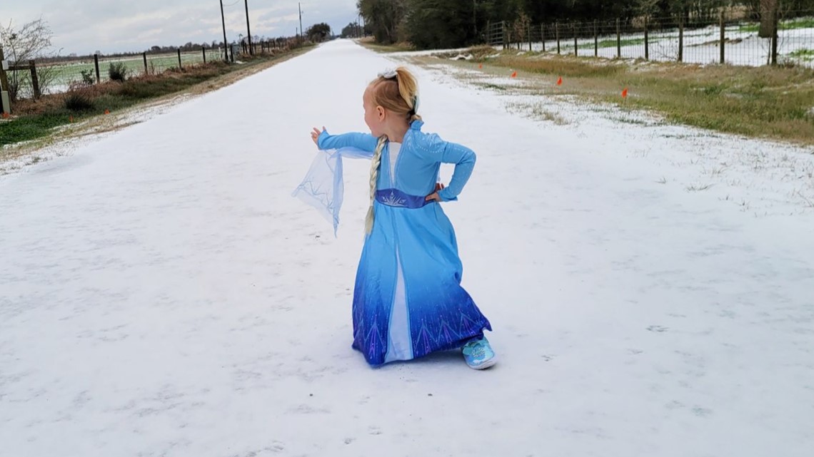 Southeast Texas snow photos and videos 2021 winter storm