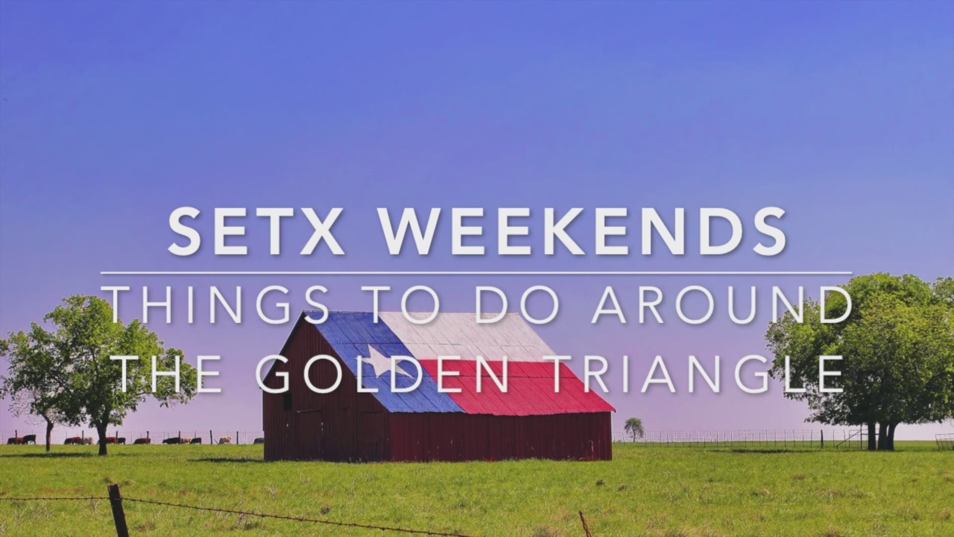 Things to do around the Golden Triangle this weekend