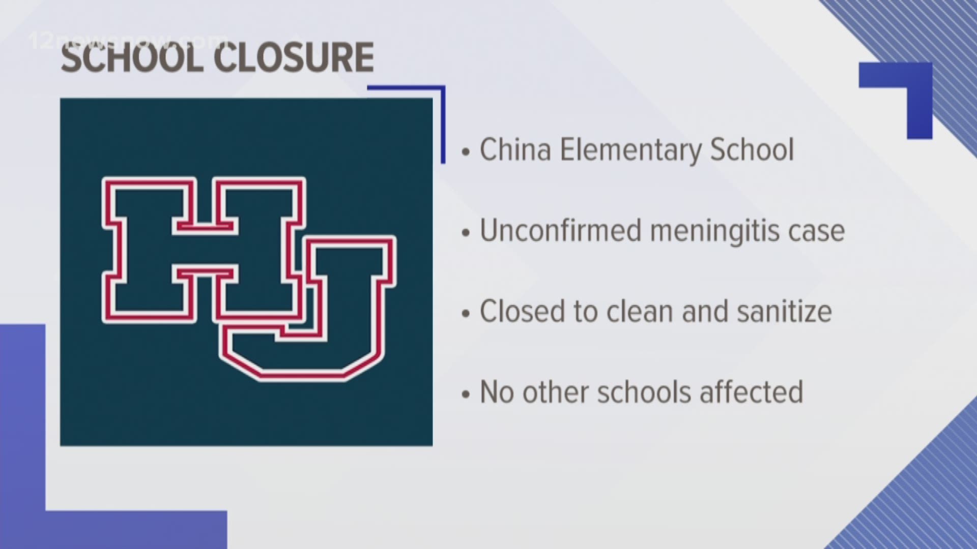 HJISD says all other schools will have a normal schedule on Monday.