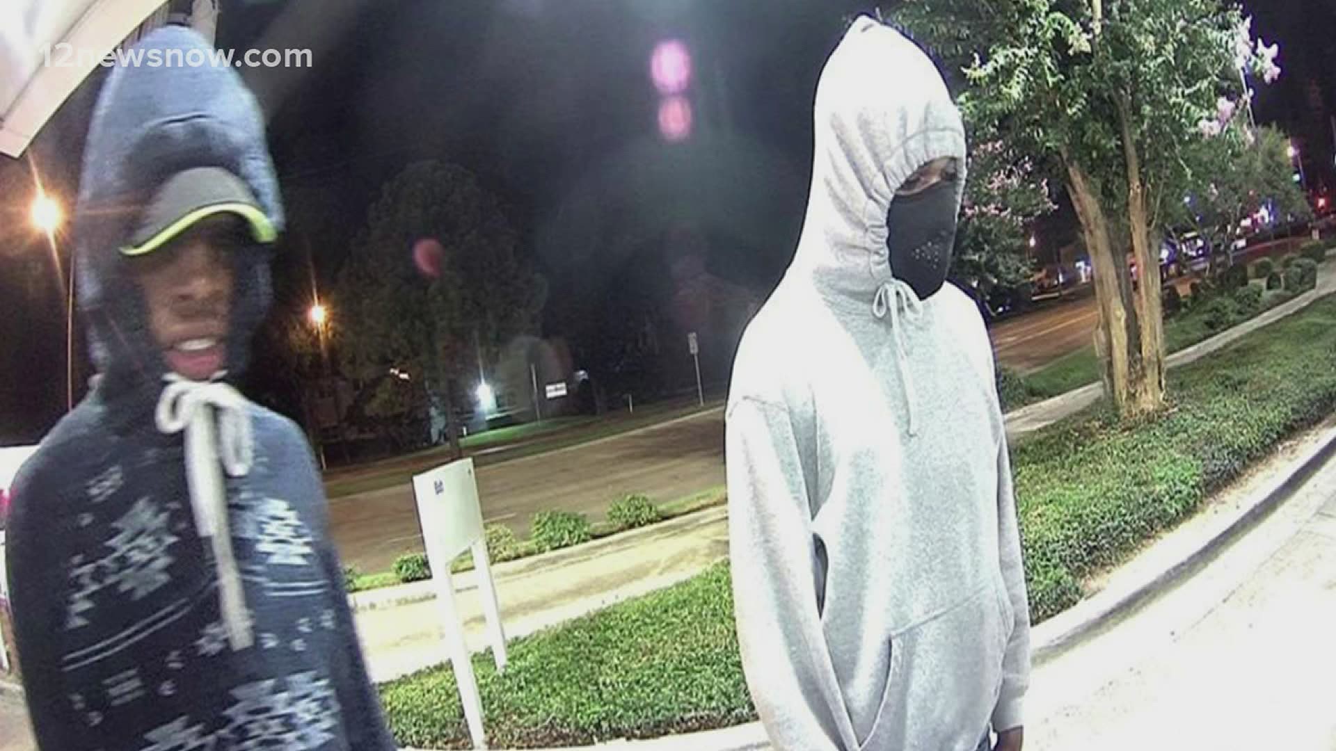 Beaumont Police looking for four suspects who tried breaking into Bank of America ATM