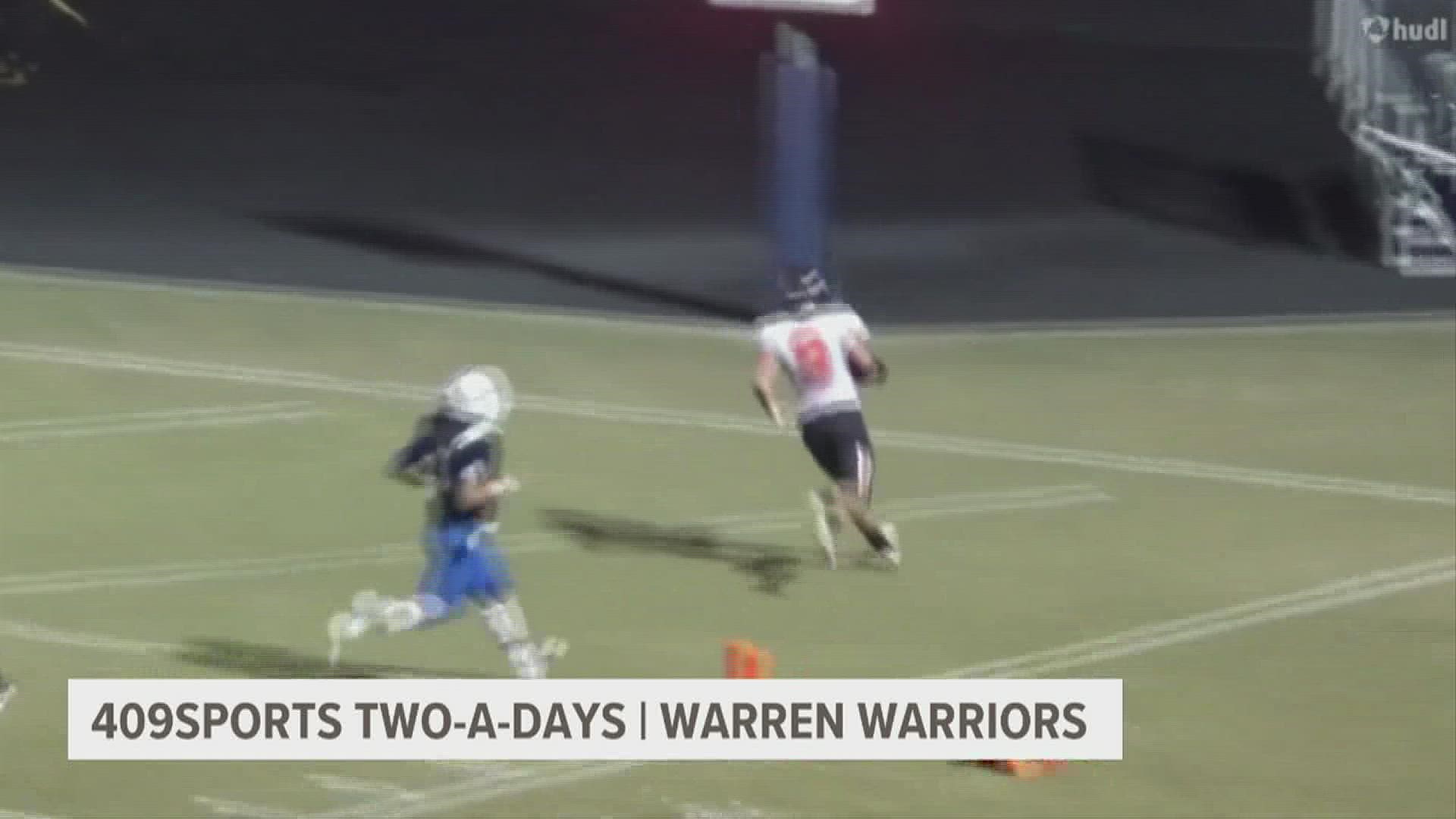 Last season, the Warren Warriors found their first district win since 2017 and head coach Austin Smithey says they're focused on finding that momentum again.