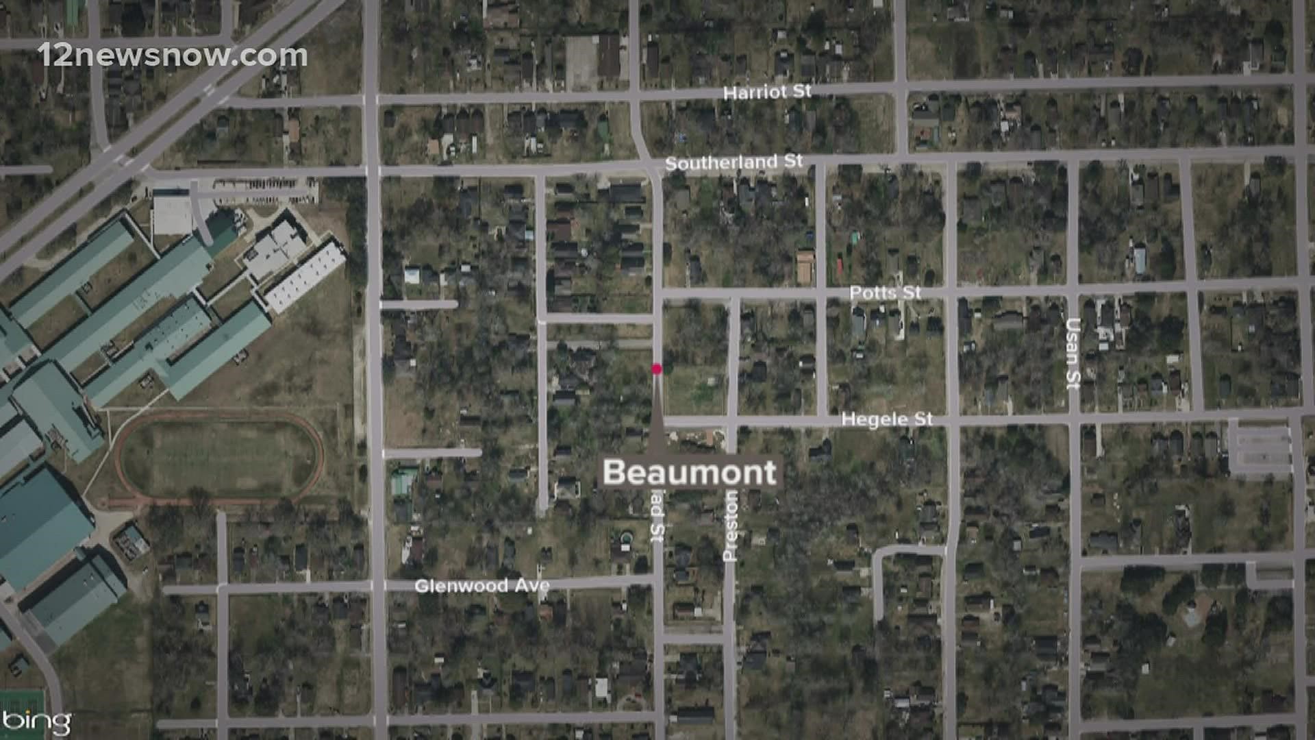 Beaumont Police responded to call about shots being fired near Goliad Street and Wall Street.