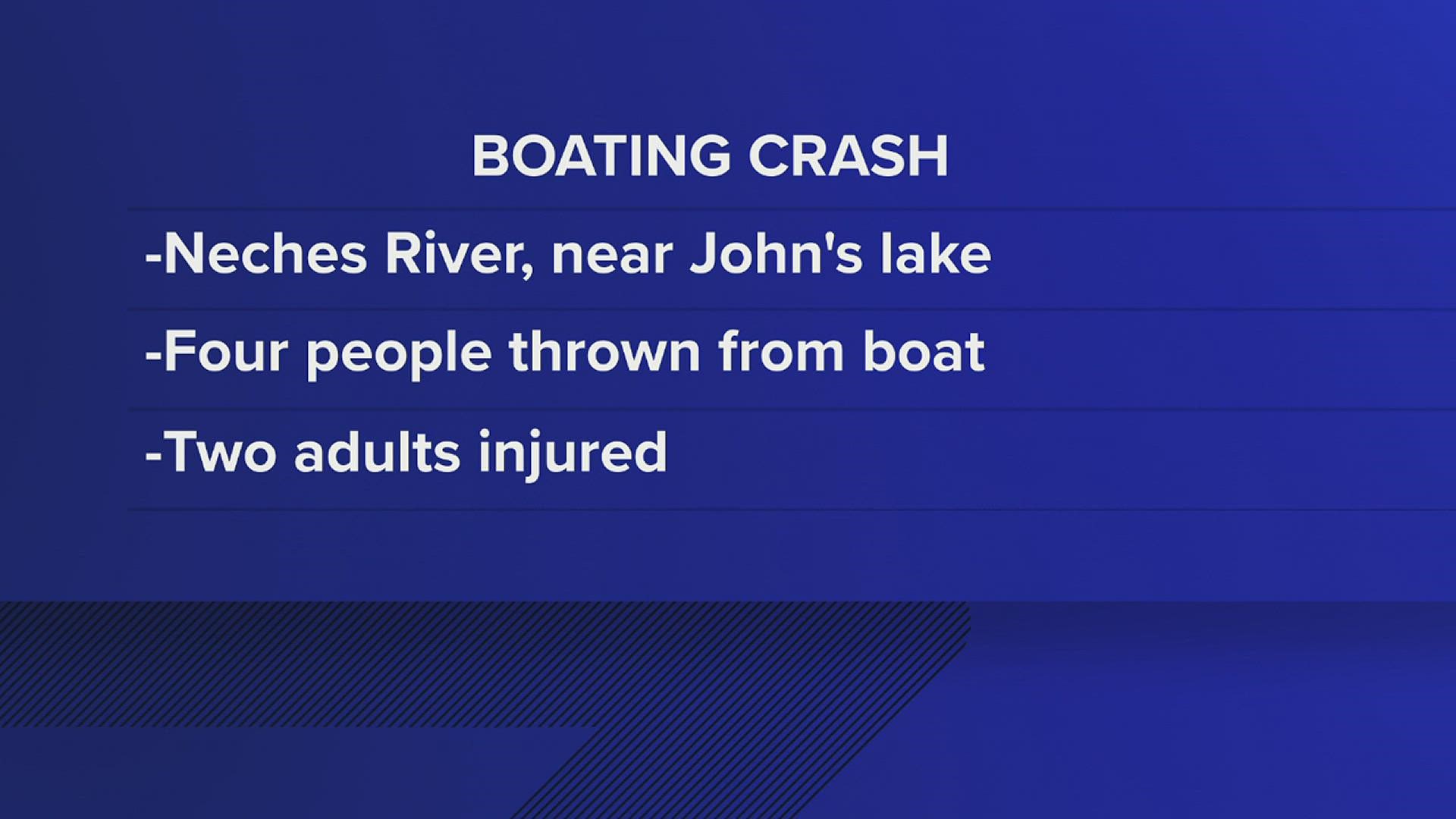 Four people were on the boat.