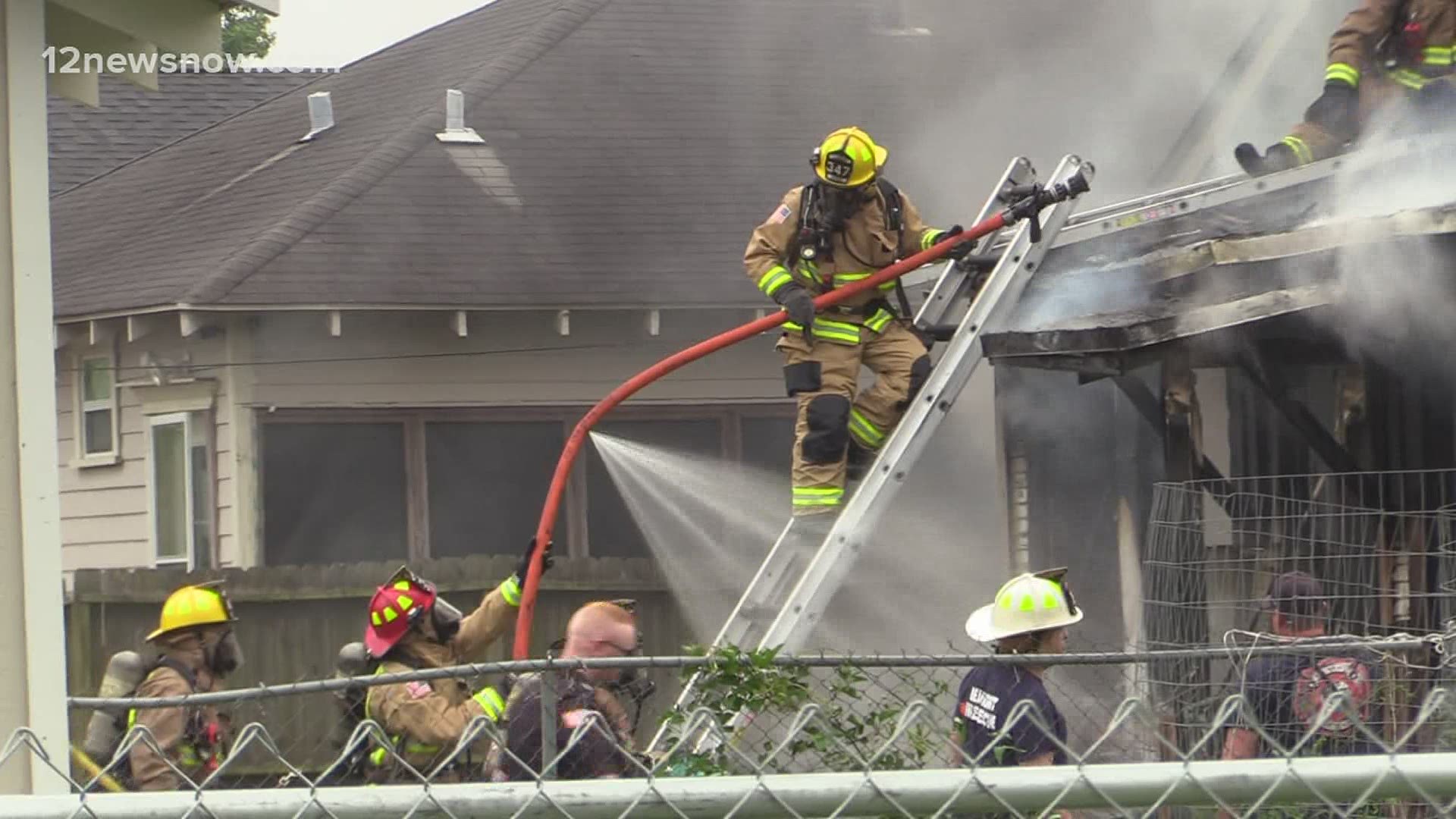 Firefighters believe the fire was an accident.