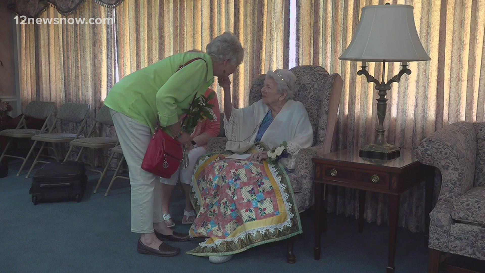 Sue Kent turned 100 and her family and friends gathered to make sure she felt like a queen for a day.