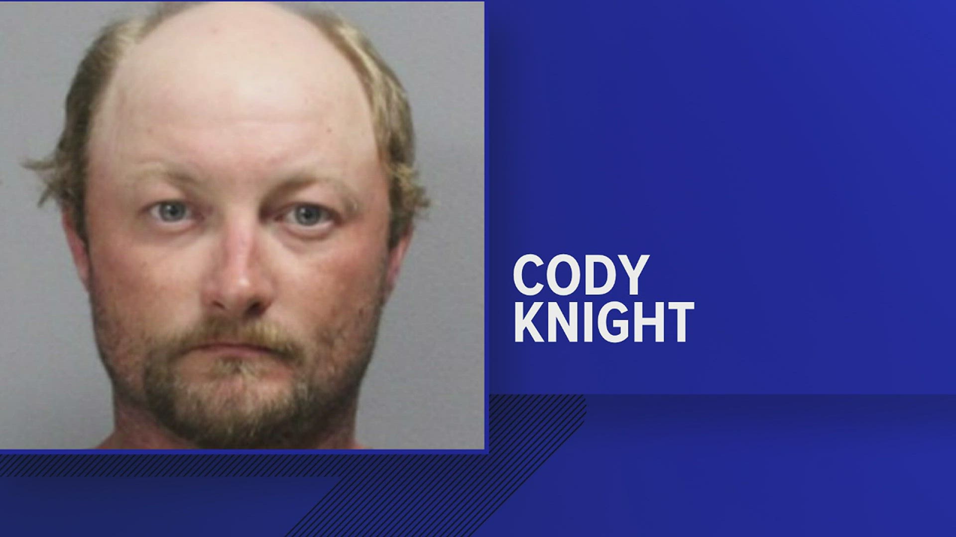 Cody Knight, 33, of Town Bluff area, was charged for shooting a Tyler County man.
