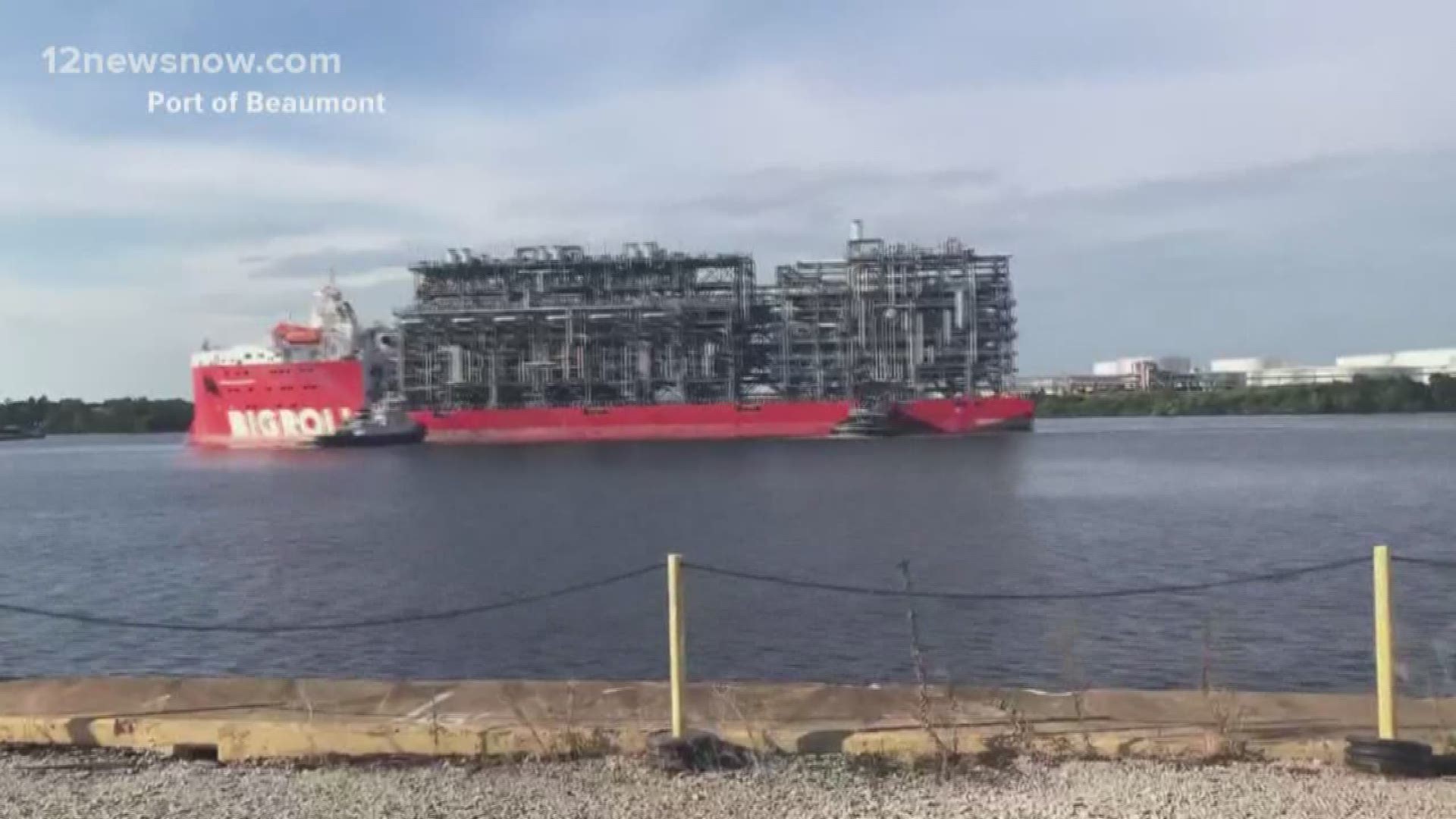 The Port of Beaumont welcomed four modules from Bigroll Beaufort.