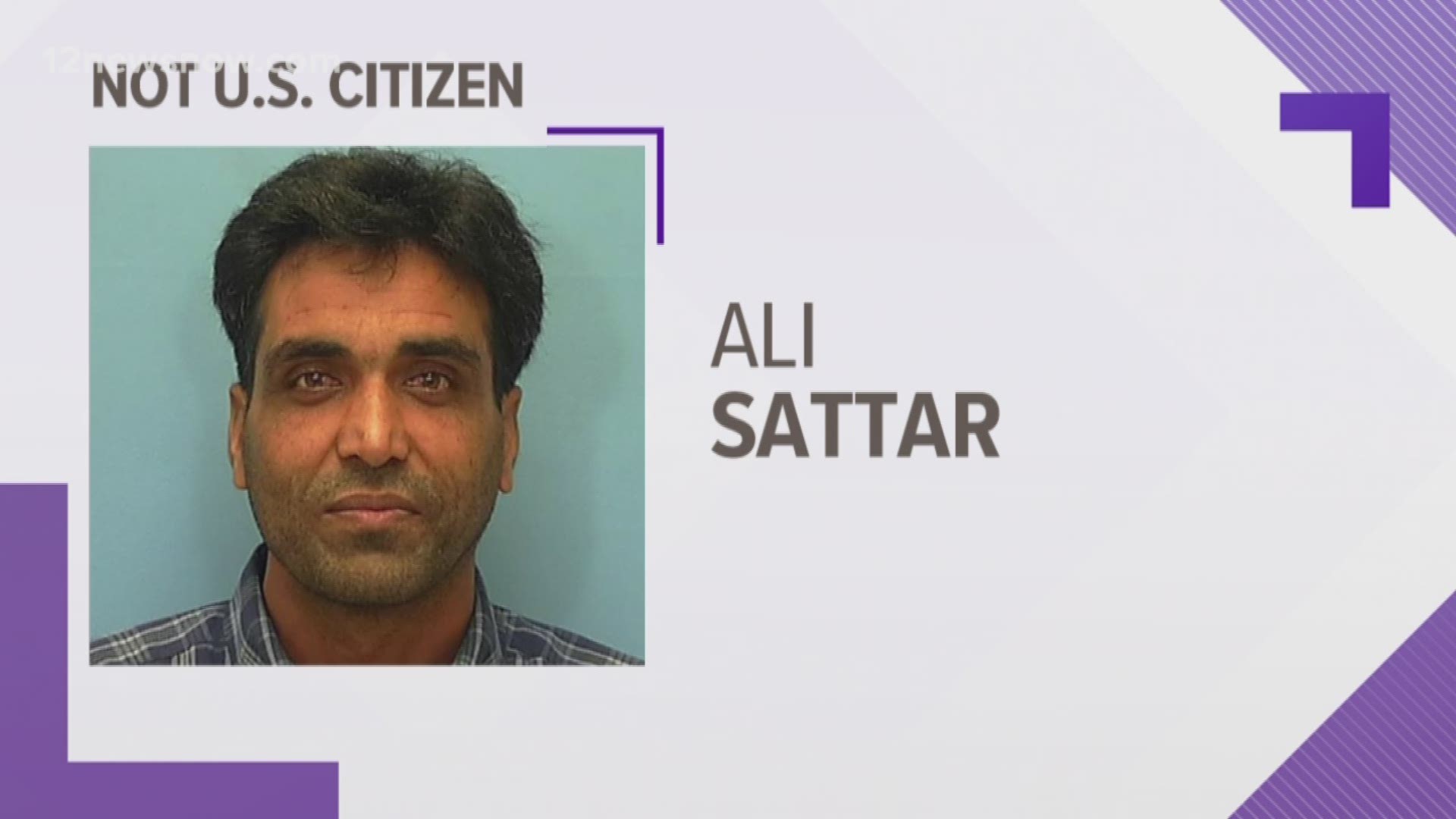 The prosecutor says Ali Sattar will likely be deported after his sentence ends.