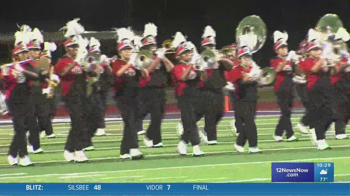 Port Arthur Memorial High School's 'Marching Heat' wins Band of the Week for week 1