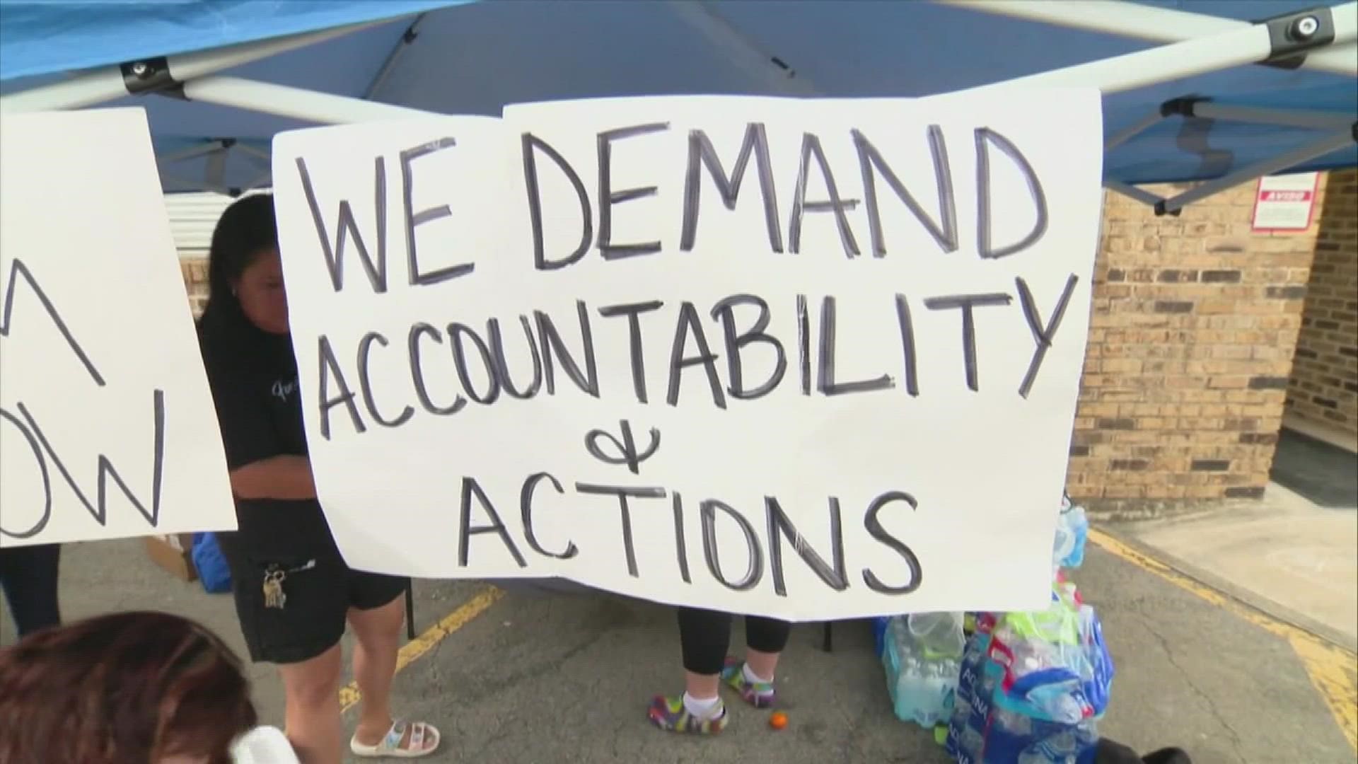 Parents in Uvalde are calling for accountability following the departments response to the deadly May elementary school shooting.