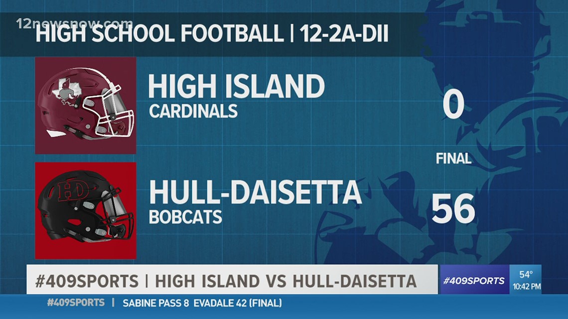 HullDaisetta High School shuts out High Island in 56 0 win