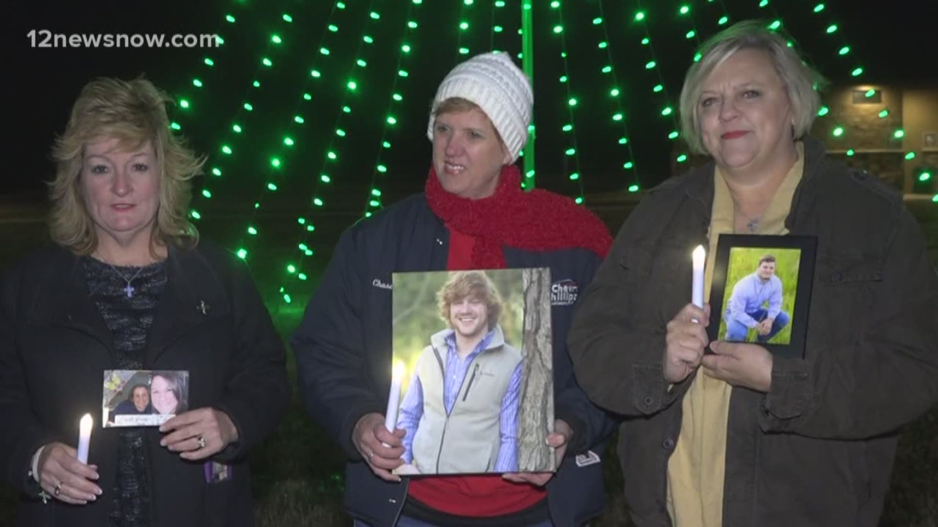 Dozens gathered at Lumberton City Park Sunday night to remember the lives of loved ones who are no longer with us.